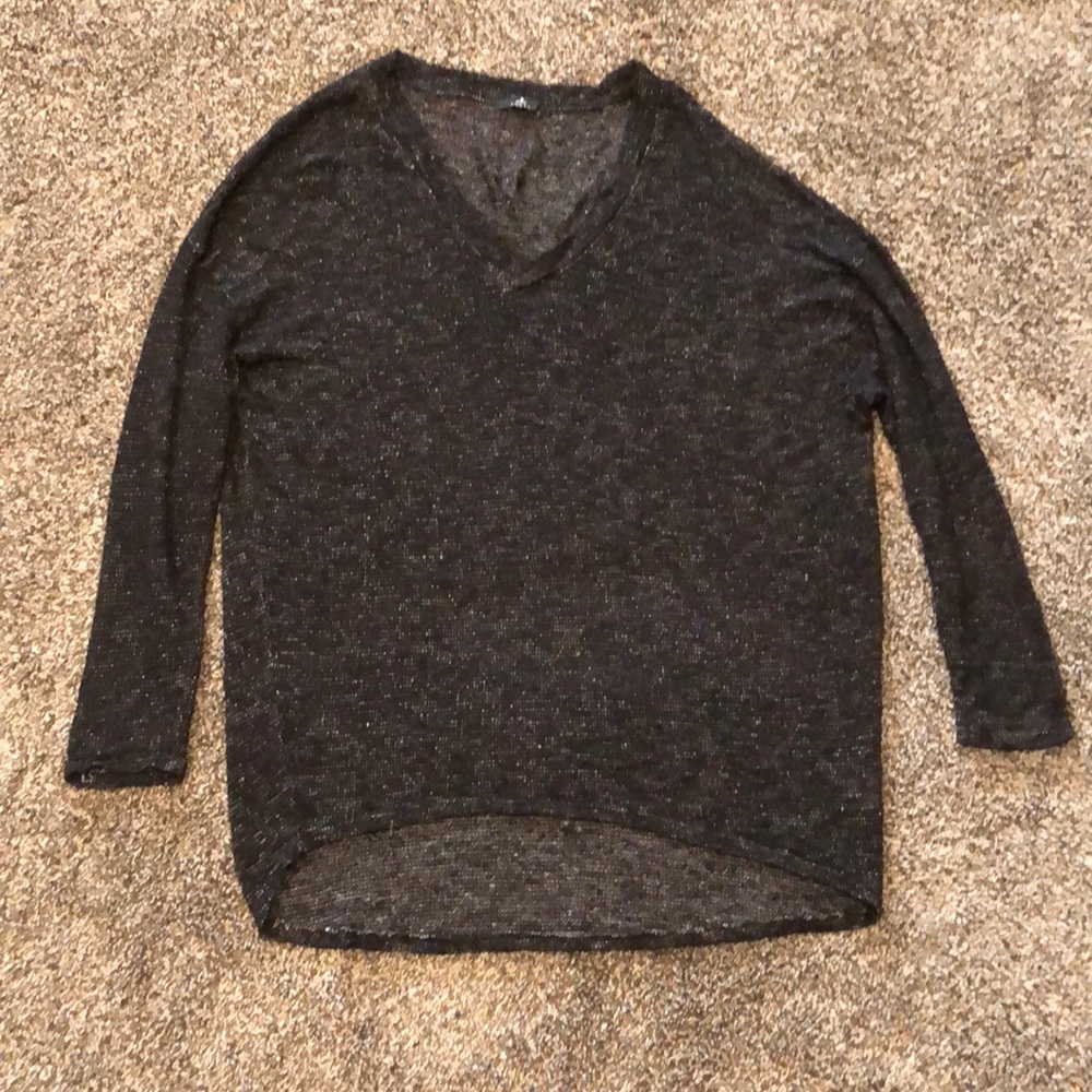 Black Oversized Lolly top